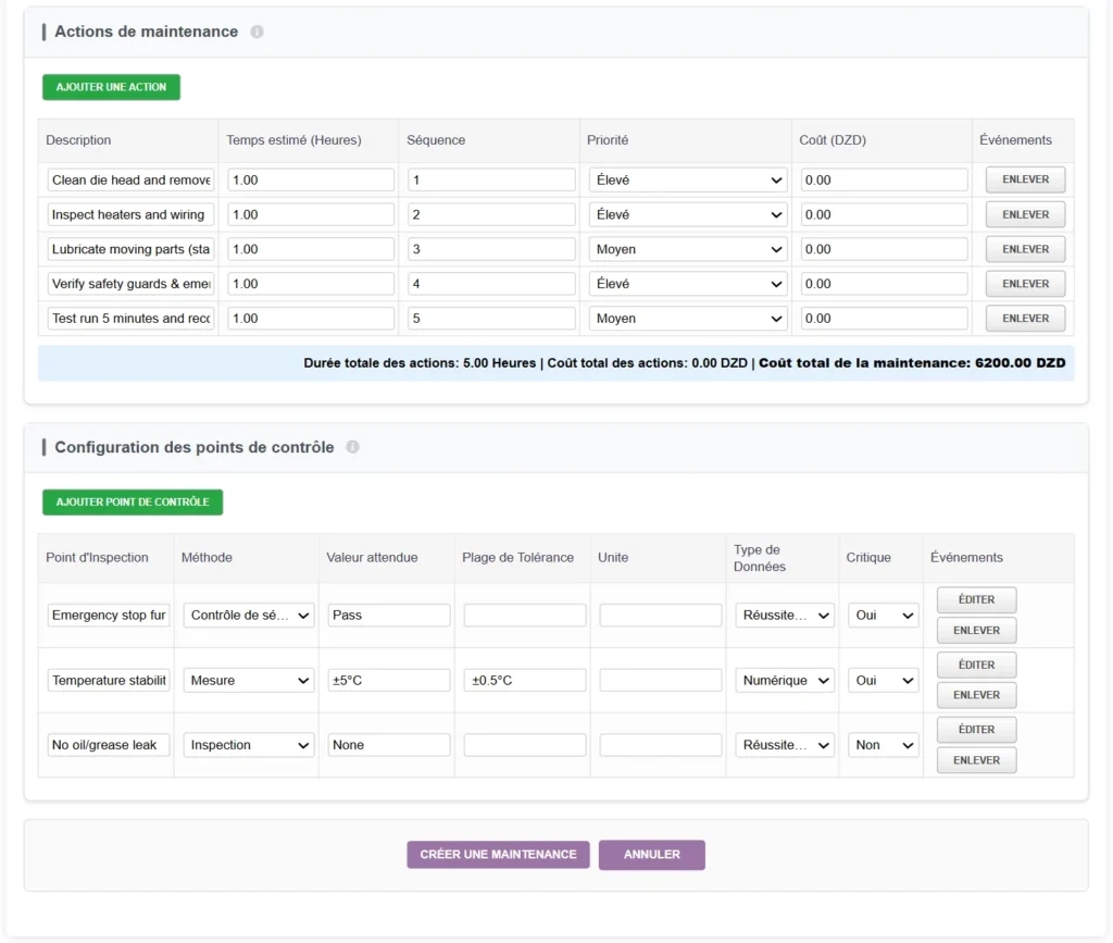 Module Gestion Maintenance Dolibarr- maintenance form 2